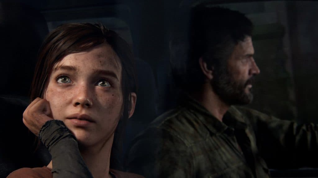 An image of Joel and Ellie in The Last of Us.