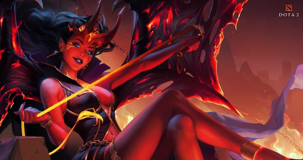 A screenshot of Queen of Pain Arcana