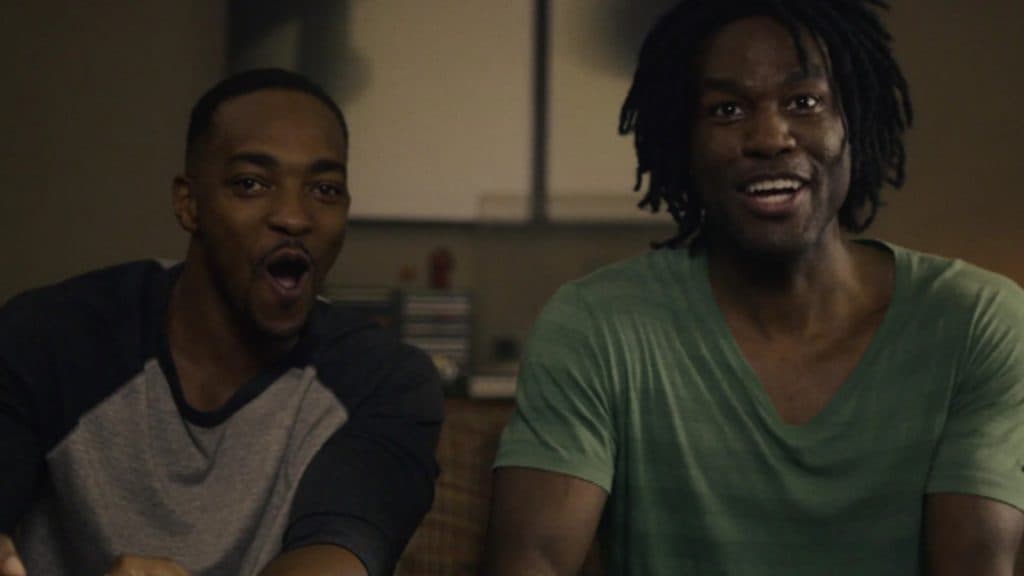 Anthony Mackie and Yahya Abdul-Mateen II in Black Mirror