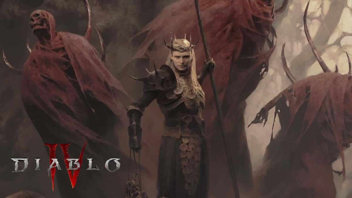 diablo 4 character with demons