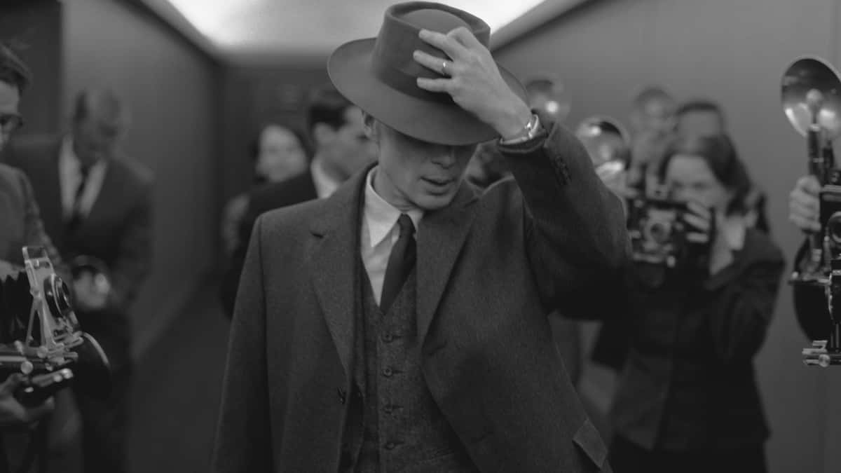 Cillian Murphy as Oppenheimer.