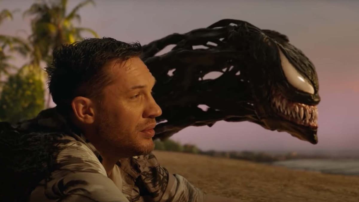 Tom Hardy as Eddie Brock and Venom