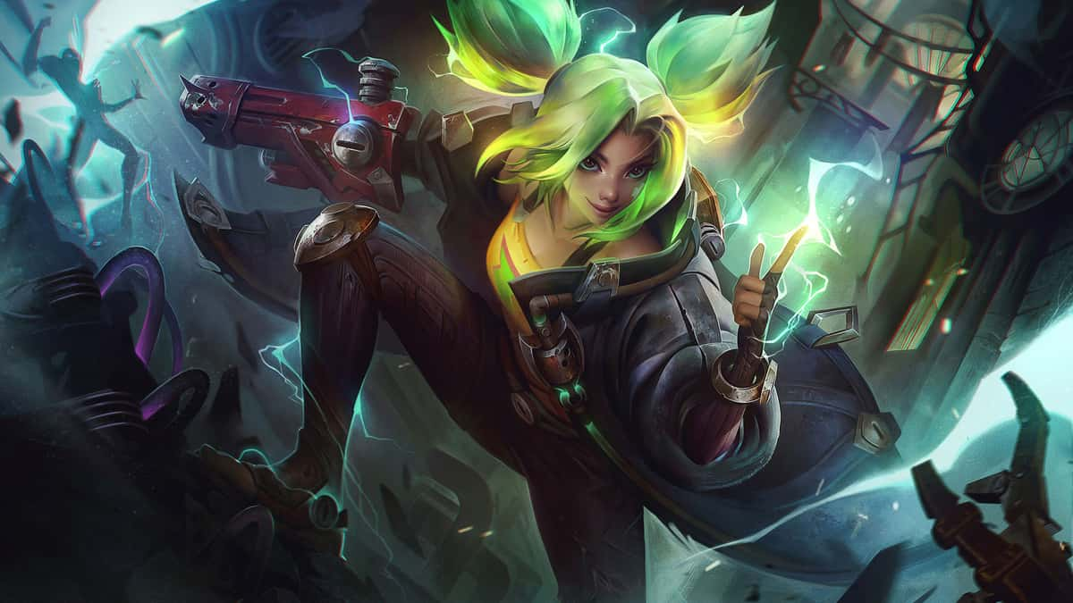 League of LEgends Zeri Splash art