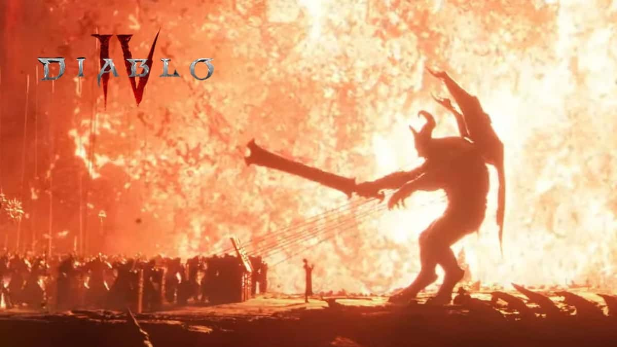 demon in diablo 4 cut scene attacking