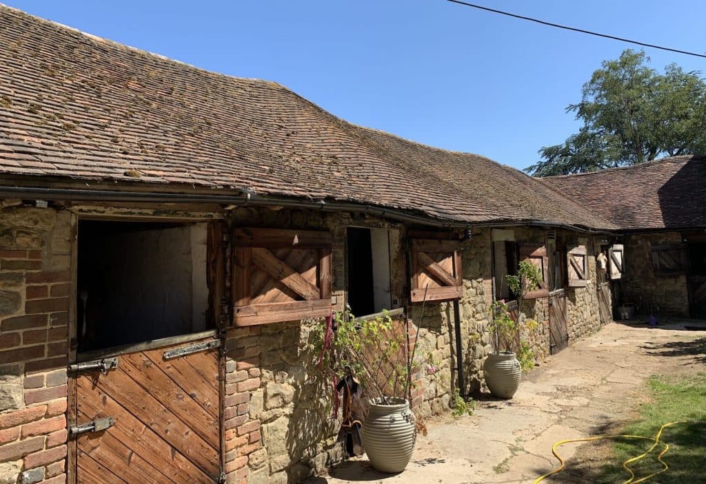 Jolly Farm stables in England