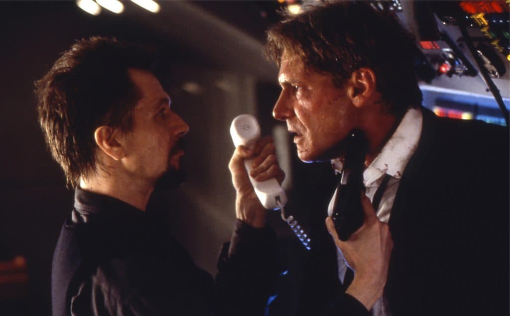 Harrison Ford and Gary Oldman in Air Force One