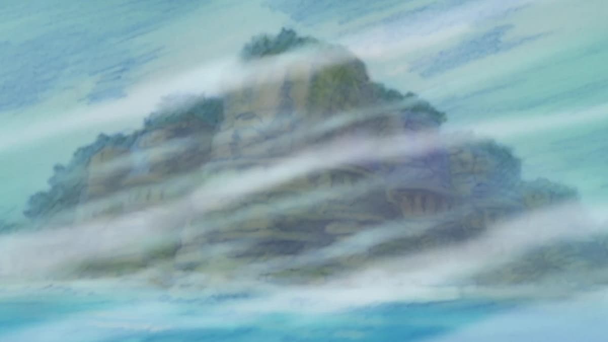 An image of the Laugh Tale island in One Piece