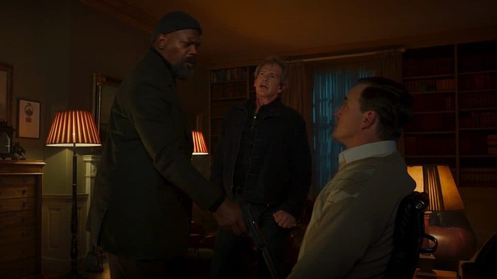 Talos, Nick Fury, and Bob in Secret Invasion Episode 3