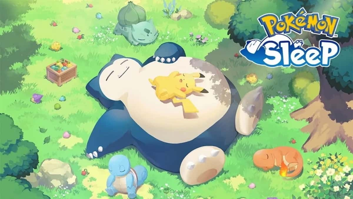 Pikachu sleeping on Snorlax