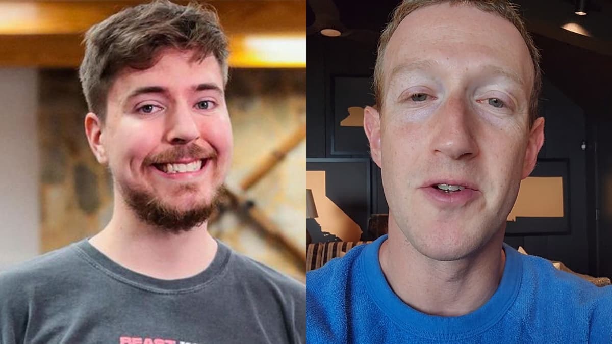 MrBeast Mark Zuckerberg