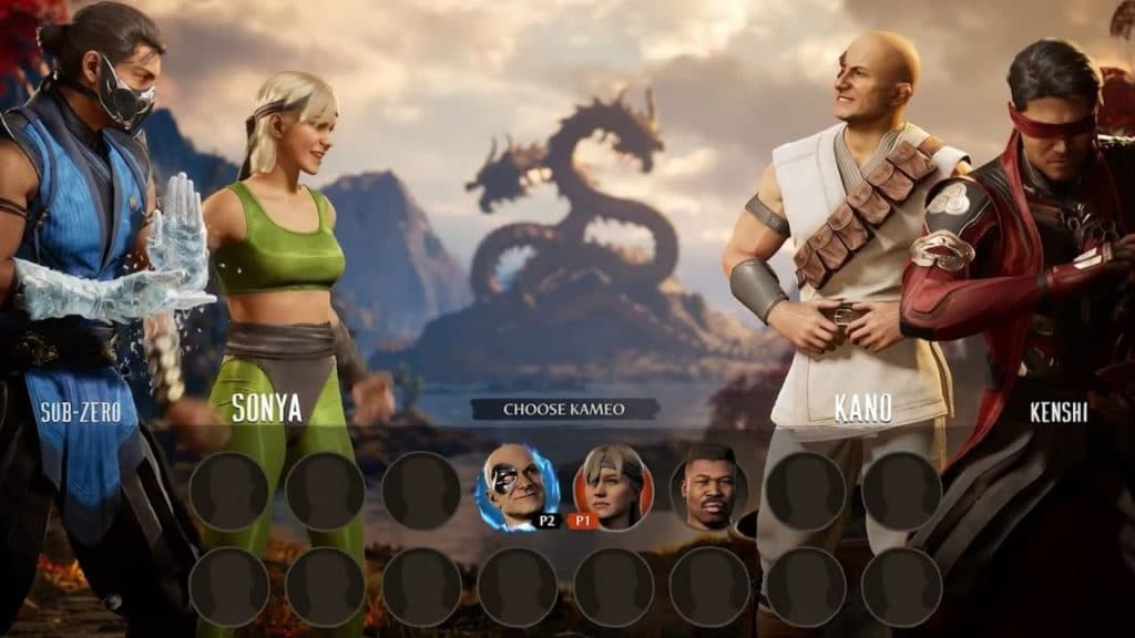 character select screen in mortal kombat 1