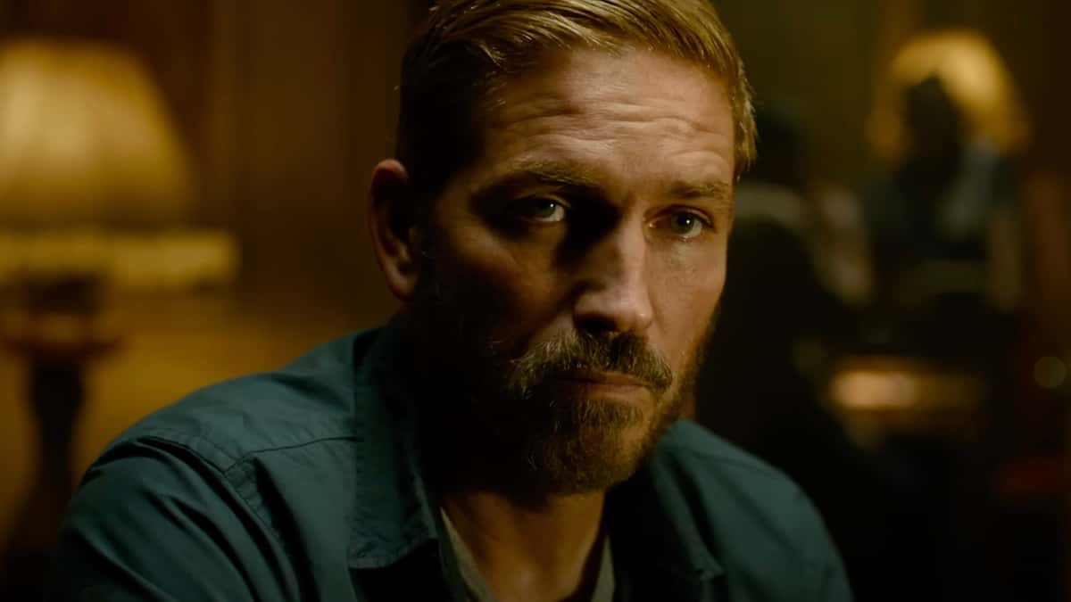 Jim Caviezel as Tim Ballard in Sound of Freedom