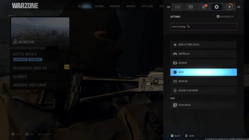 Audio settings in Black Ops 6