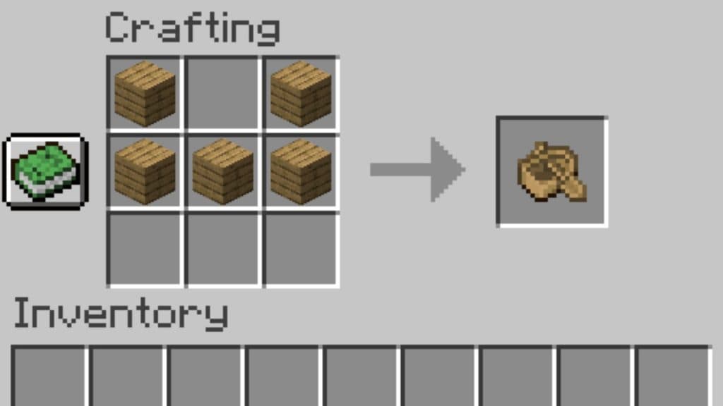 Minecraft boat recipe