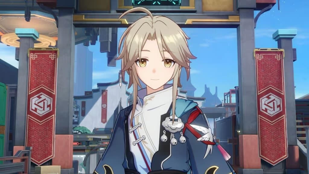 A screenshot of Yanqing in Honkai Star Rail