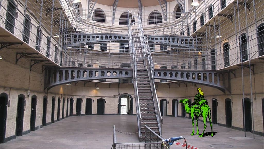 Silk Road logo in a prison