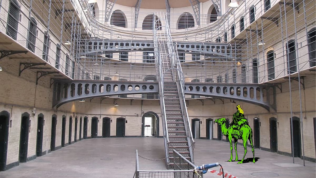 Silk Road logo in a prison