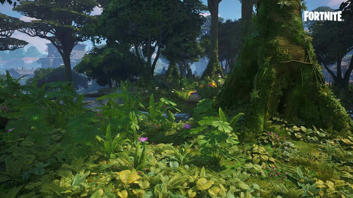 fortnite jungle trees