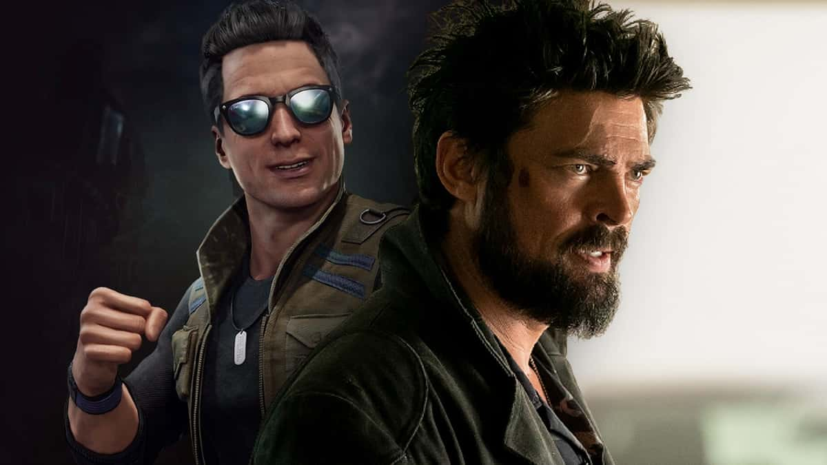 Johnny Cage in Mortal Kombat 11 and Karl Urban