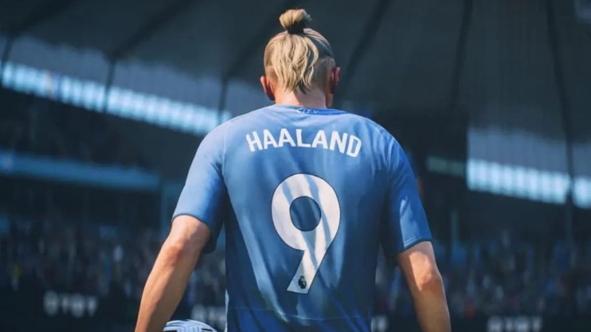 back of erling haaland shirt in ea fc 24