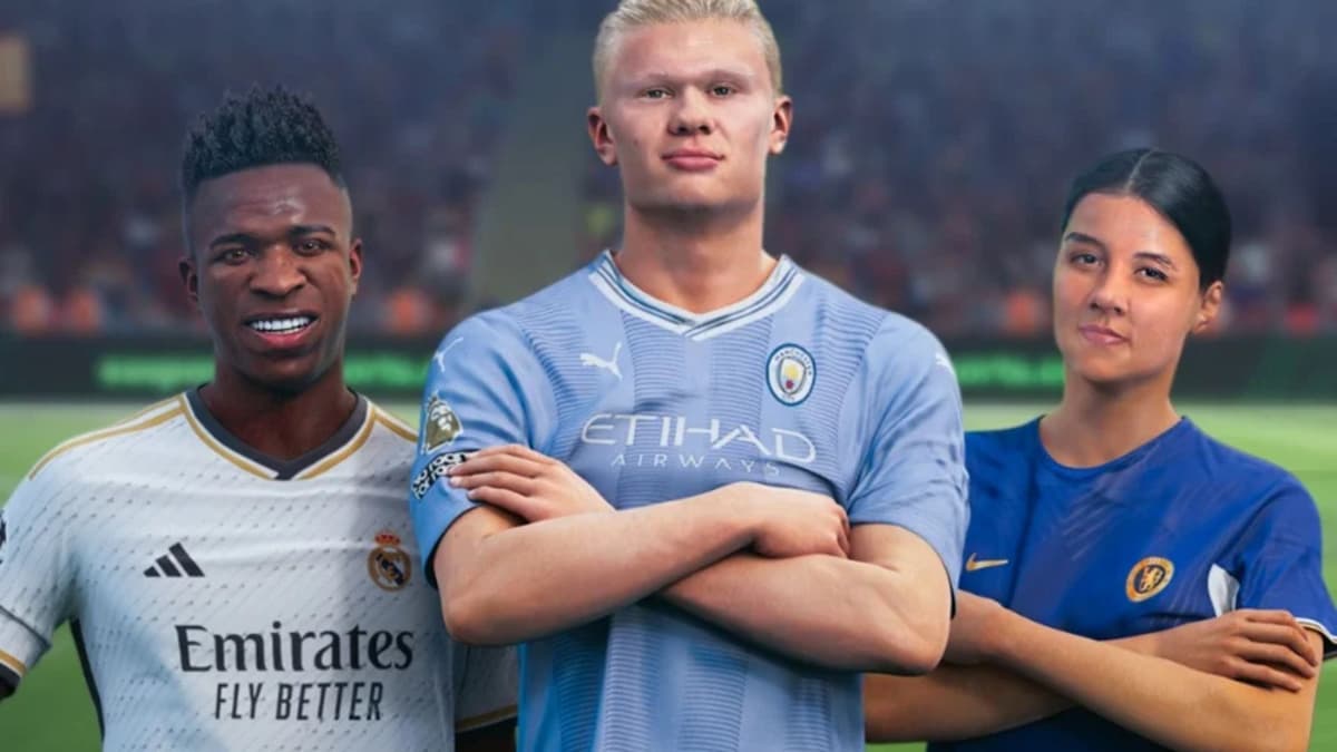 haaland, vinicius jr, and kerr in ea fc 24