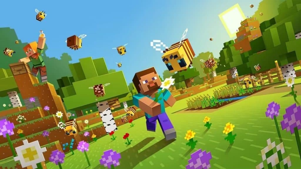 An image of Minecraft characters.