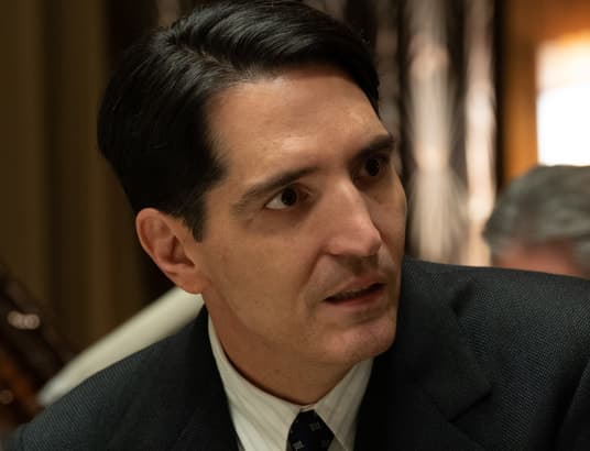 David Dastmalchian as William L. Borden in the Oppenheimer cast