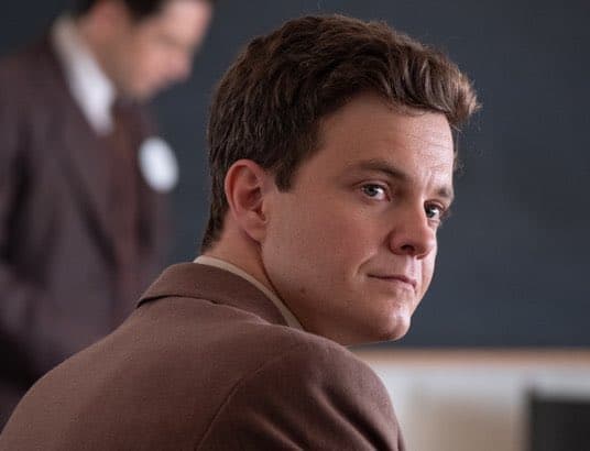 Jack Quaid as Richard Feynman in the Oppenheimer cast