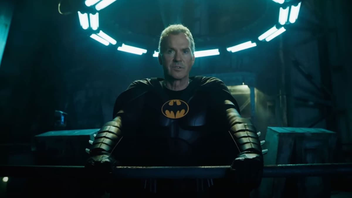 Michael Keaton as Batman in The Flash.