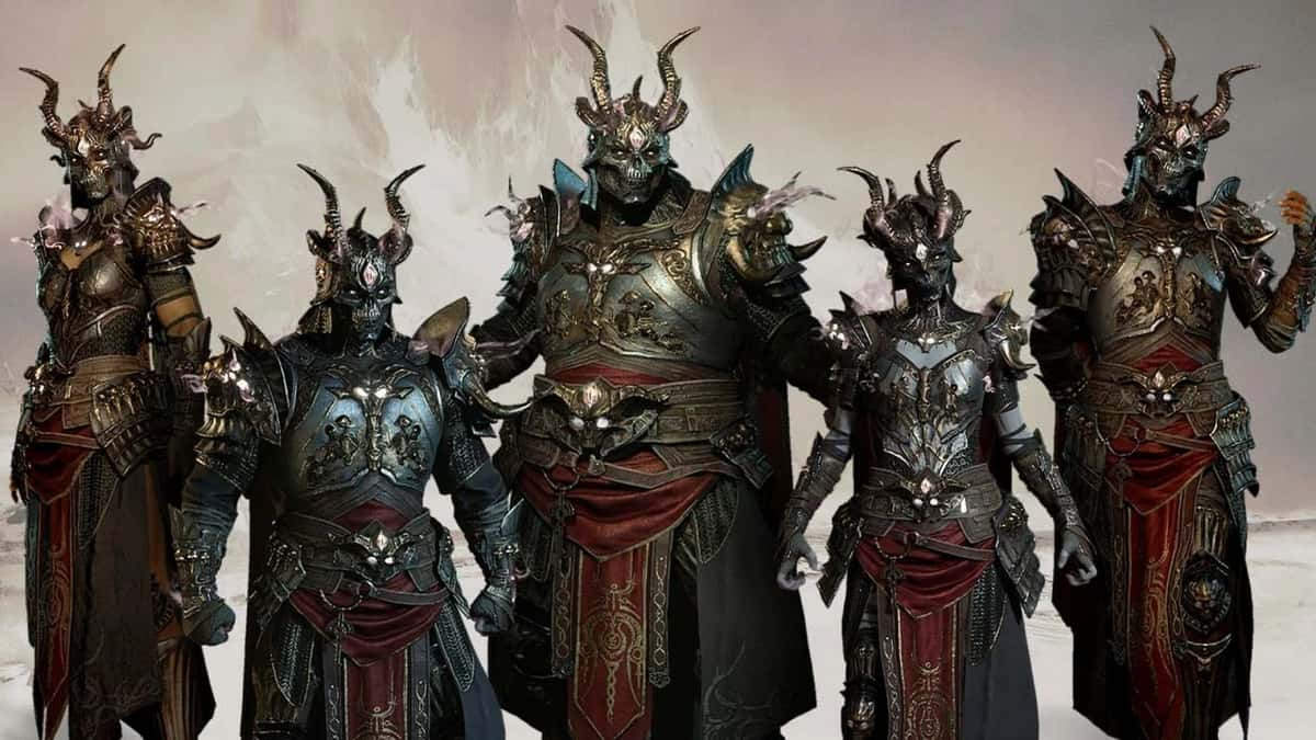 Diablo 4 characters