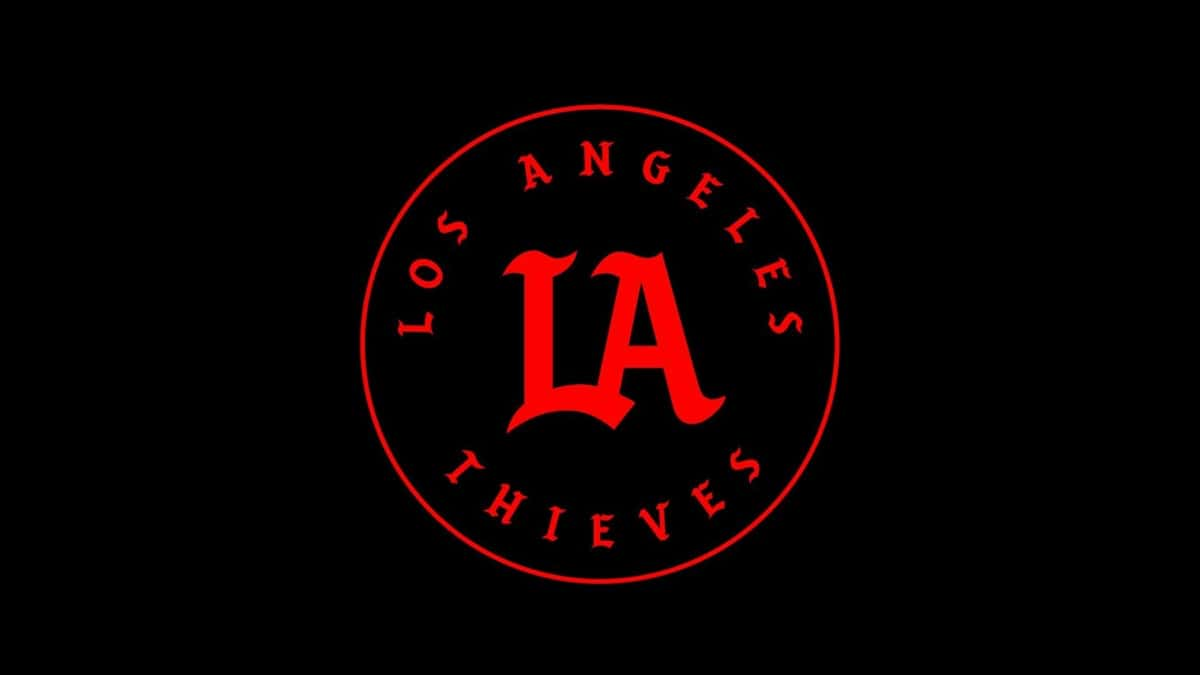 la thieves logo on black background