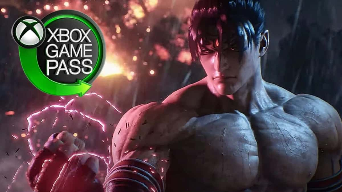 jin in tekken with xbox game pass logo