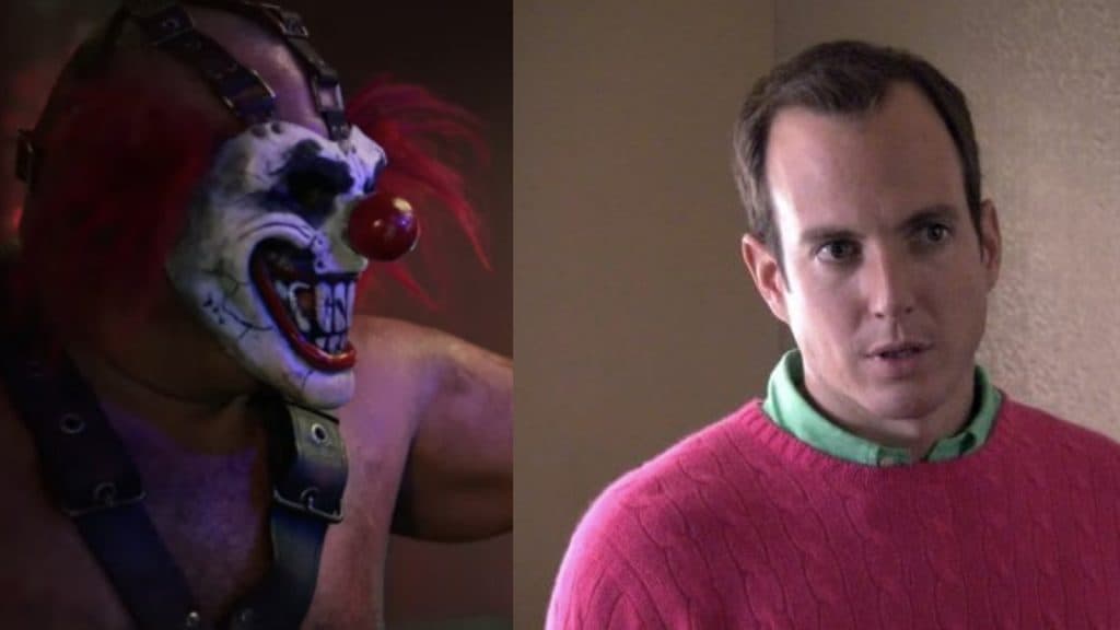 Samoa Joe and Will Arnett as Sweet Tooth in Twisted Metal