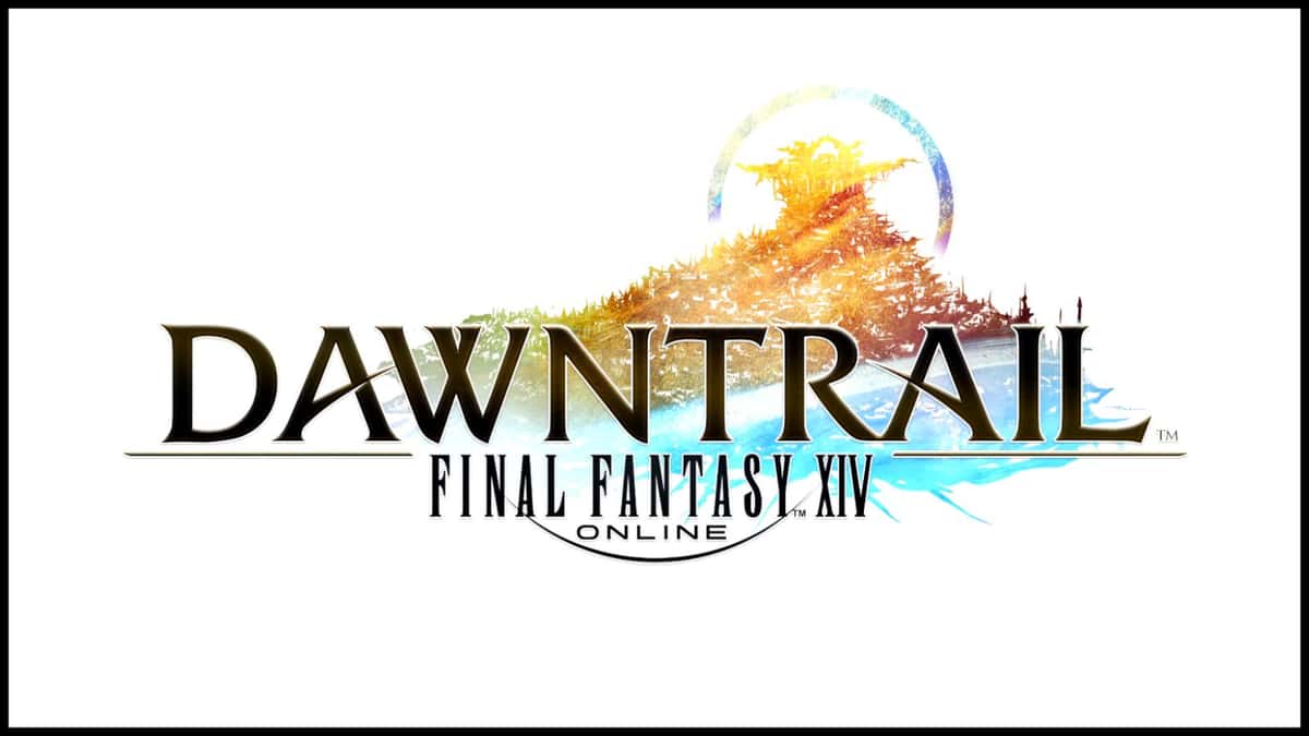 final fantasy xiv 14 dawntrail expansion logo header