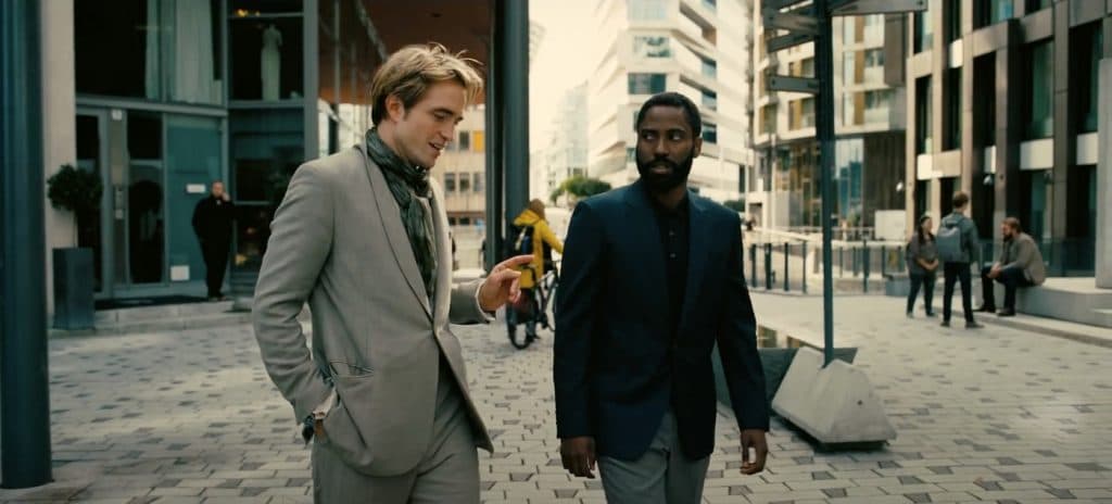 Robert Pattinson and John David Washington in Tenet