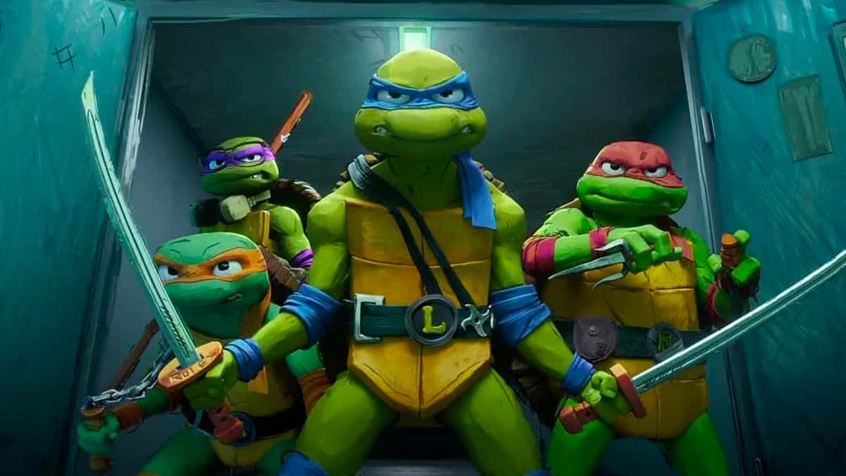 A still from Teenage Mutant Ninja Turtles: Mutant Mayhem