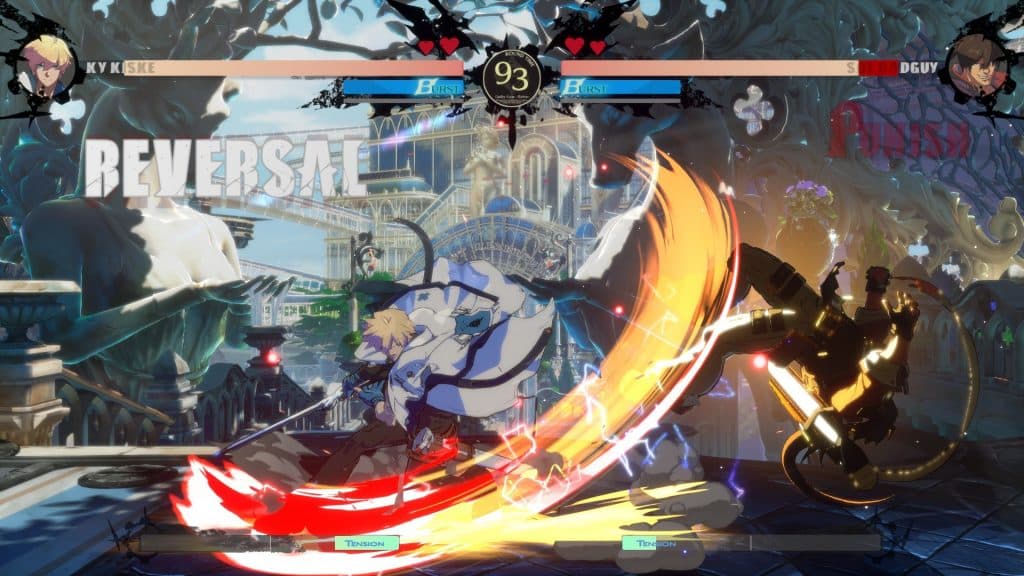 A screenshot of Guilty Gear Strive