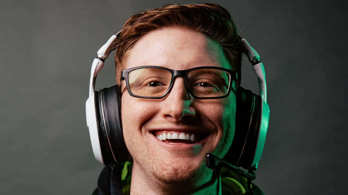 OpTic Scump streamer smiling at camera.