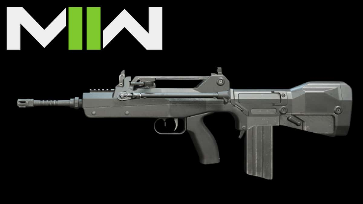 FR Avancer assault rifle from Call of Duty; Modern Warfare 2.