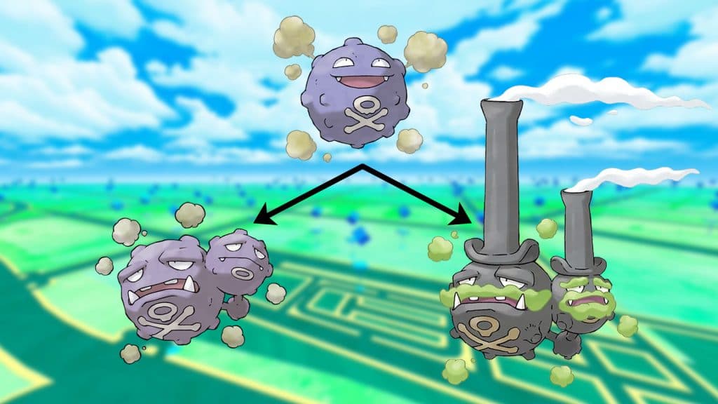 pokemon go koffing weezing galarian weezing