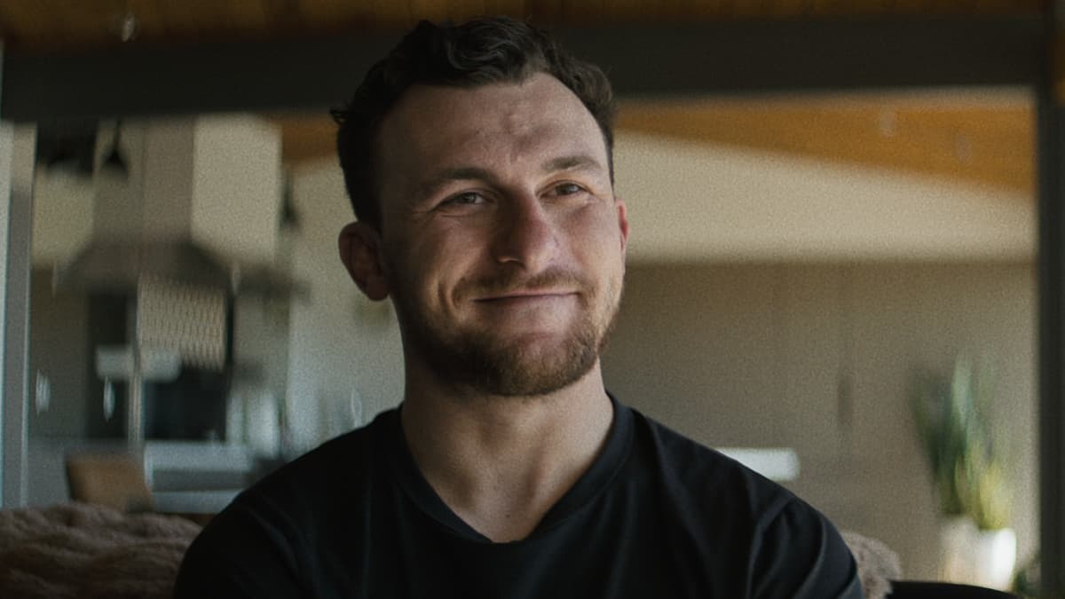 Johnny Manziel in Untold: Johnny Football on Netflix