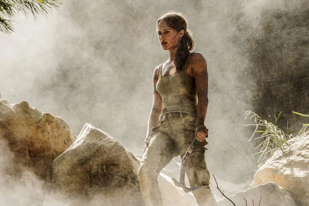 Alicia Vikander in Tomb Raider