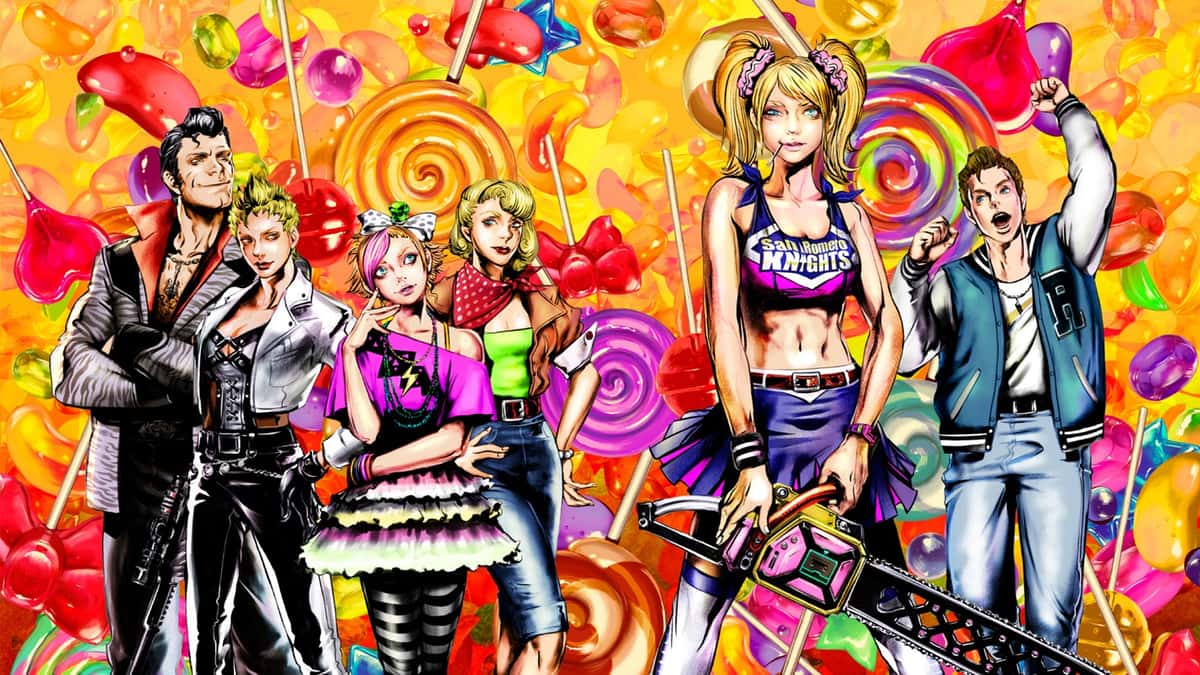 lollipop chainsaw repop key art