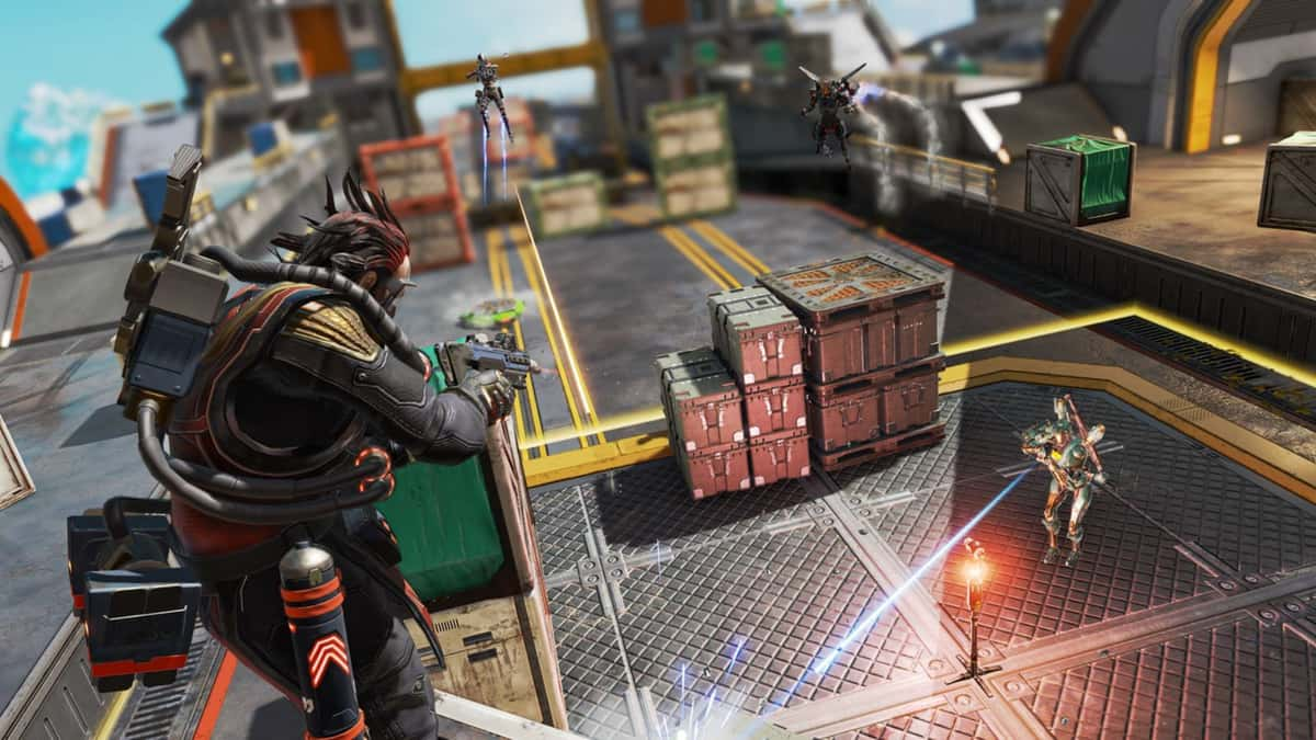 Apex Legends player traps entire enemy squad with care packages