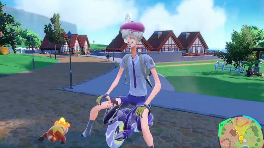 Visual glitch in Pokemon Scarlet & Violet