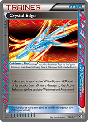 Crystal Edge Ace Spec Pokemon card