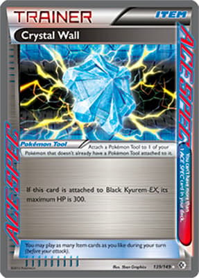 Crystal Wall Ace Spec Pokemon card