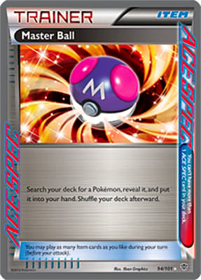 Master Ball card