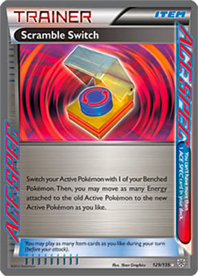 Scramble Switch Ace Spec Pokemon card