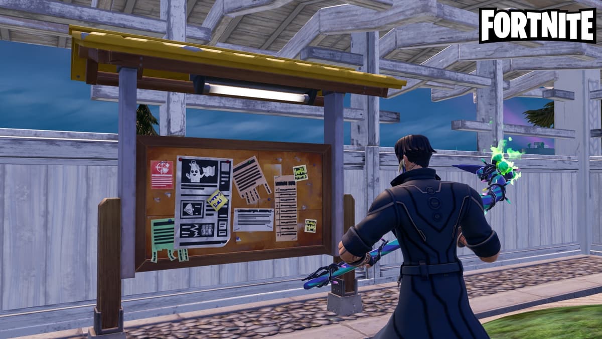 Player near a Job Board in Fortnite